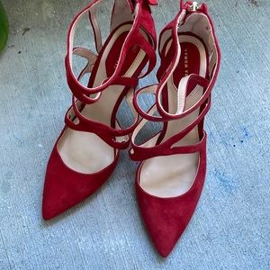 Zara suede stilettos